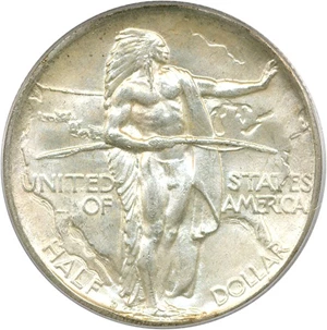 image for: 1934-D Oregon 50c PCGS/CAC MS65