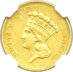 image for: 1854-O $3 NGC XF45
