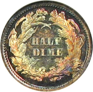 image for: 1867 H10c NGC/CAC Proof 66