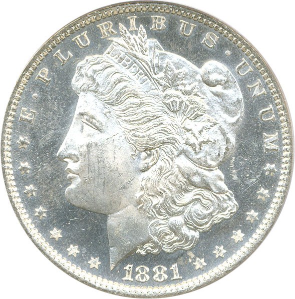 image for: 1881-O $1 PCGS/CAC MS64 DMPL