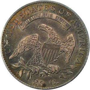 image for: 1820 25c PCGS AU50 (Small O)