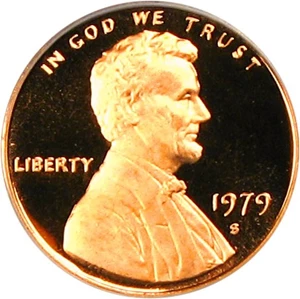 image for: 1979-S 1c PCGS Proof 70 RD DCameo (Type 2)