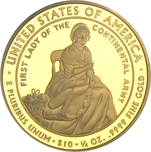 image for: 2007-W $10 NGC Proof 69 UCameo (Martha Washington)