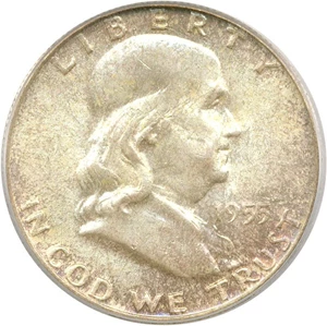 image for: 1955 50c PCGS MS64 FBL