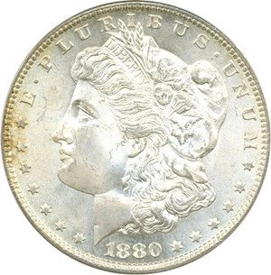 image for: 1880/9-S $1 PCGS MS66