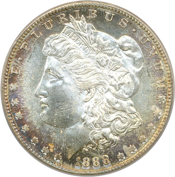 image for: 1888-S $1 PCGS/CAC MS64 PL