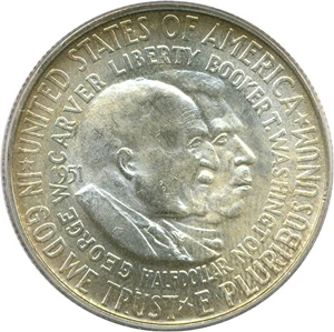 image for: 1951 Wash-Carver 50c PCGS MS65