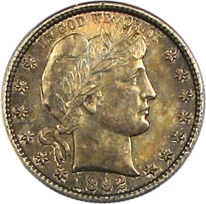 image for: 1892-S 25c PCGS MS64