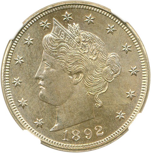 image for: 1892 5c NGC Proof 66