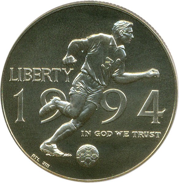 image for: 1994-D 50c PCGS MS69 (World Cup)