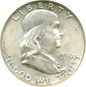 image for: 1950 50c NGC MS64 FBL