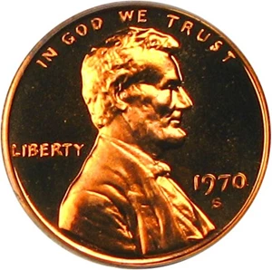 image for: 1970-S 1c PCGS Proof 68 RD Cameo (Small Date)