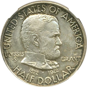 image for: 1922 Grant w/Star 50c NGC MS63