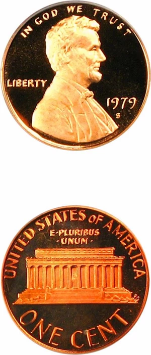 image for: 1979-S 1c PCGS Proof 70 RD DCameo (Type 2)