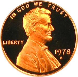 image for: 1978-S 1c PCGS Proof 69 RD DCameo