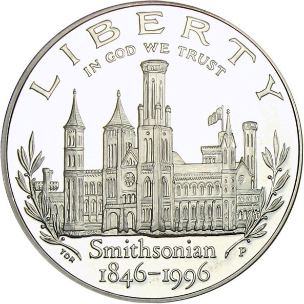 image for: 1996-P $1 PCGS Proof 69 DCameo (Smithsonian)