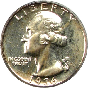 image for: 1936 25c PCGS Proof 66