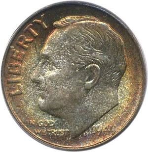 image for: 1949-S 10c PCGS MS67+ * Color *