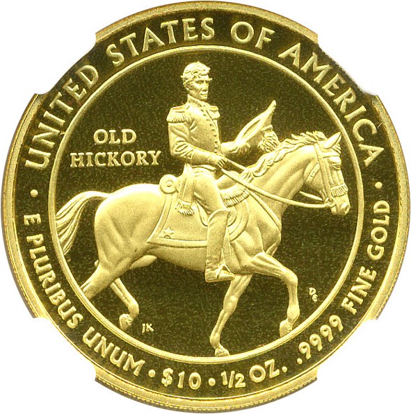 image for: 2008-W $10 NGC Proof 70 UCameo (Jackson's Liberty)