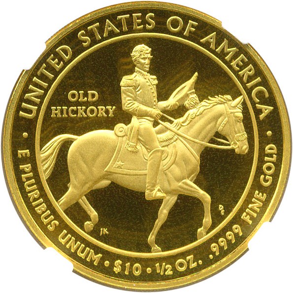 image for: 2008-W $10 NGC Proof 70 UCameo (Jackson's Liberty)