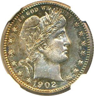 image for: 1902-O 25c NGC MS65