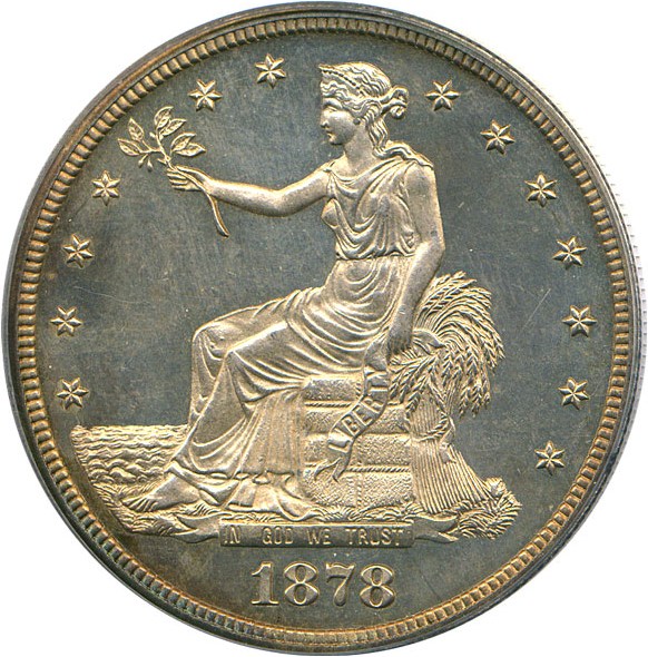 image for: 1878 Trade$ PCGS Proof 64