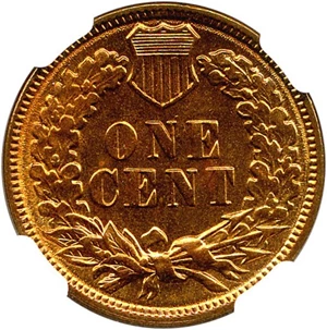 image for: 1886 1c NGC MS65 RD (Type 2)