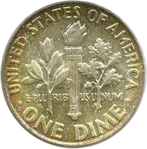 image for: 1962 10c PCGS MS66+ FB * Color *