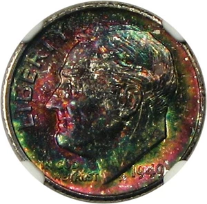 image for: 1949-S 10c NGC MS67+ * Star/Color *