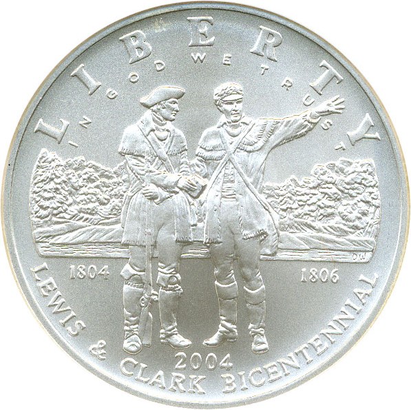 image for: 2004-P $1 NGC MS69 (Lewis & Clark)
