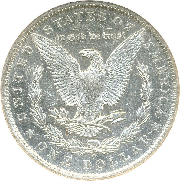 image for: 1896-O $1 NGC/CAC AU58 PL