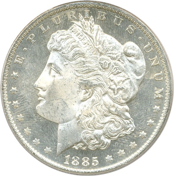 image for: 1885-O $1 PCGS MS64 PL