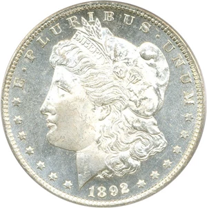 image for: 1892-CC $1 PCGS MS64 PL