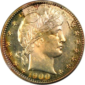 image for: 1900 25c PCGS/CAC Proof 64