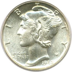 image for: 1942 10c PCGS MS67 FB