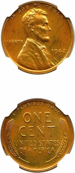 image for: 1942 1c NGC Proof 66 RB
