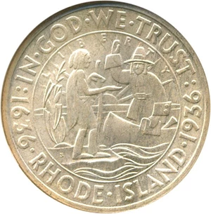 image for: 1936-S Rhode Island 50c NGC MS65