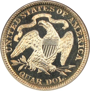 image for: 1888 25c NGC/CAC Proof 64 Cameo