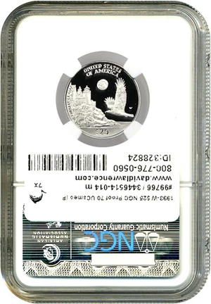 image for: 1998-W $25 NGC Proof 70 UCameo (Platinum Eagle)
