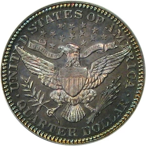 image for: 1901 25c PCGS/CAC Proof 65 * Color *
