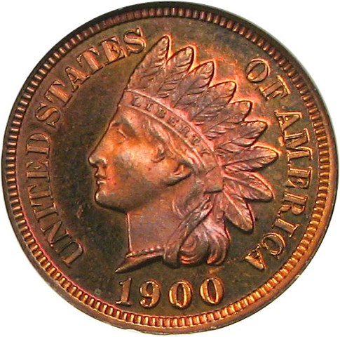 image for: 1900 1c NGC/CAC Proof 65 RB