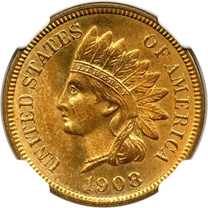 image for: 1908-S 1c NGC MS65 RD