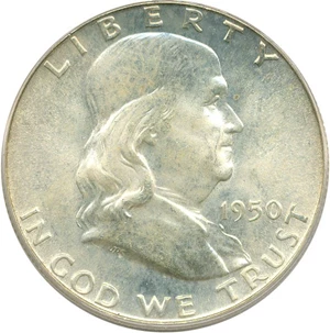 image for: 1950 50c PCGS MS65 FBL