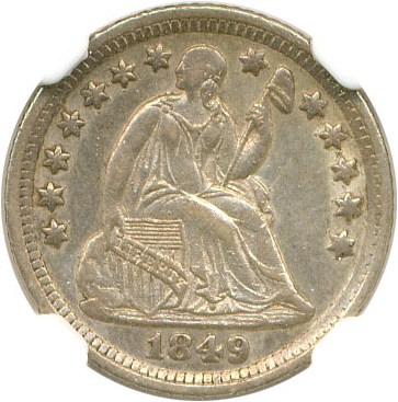 image for: 1849-O H10c NGC AU55