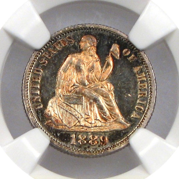image for: 1889 10c NGC Proof 65 Cameo