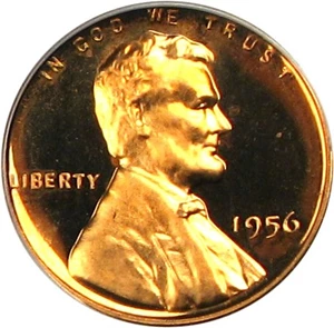 image for: 1956 1c PCGS Proof 66 RD DCameo OGH