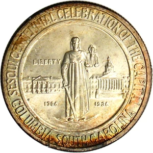 image for: 1936-S Columbia 50c PCGS/CAC MS66 OGH *Gold CAC*