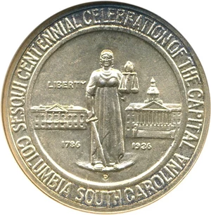 image for: 1936-D Columbia 50c NGC/CAC MS65