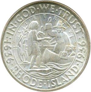 image for: 1936-D Rhode Island 50c PCGS/CAC MS66