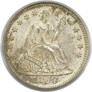 image for: 1850 H10c PCGS/CAC MS65